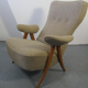 Chair living room 105 mid-century by Theo Ruth for Artifort, 1950 s