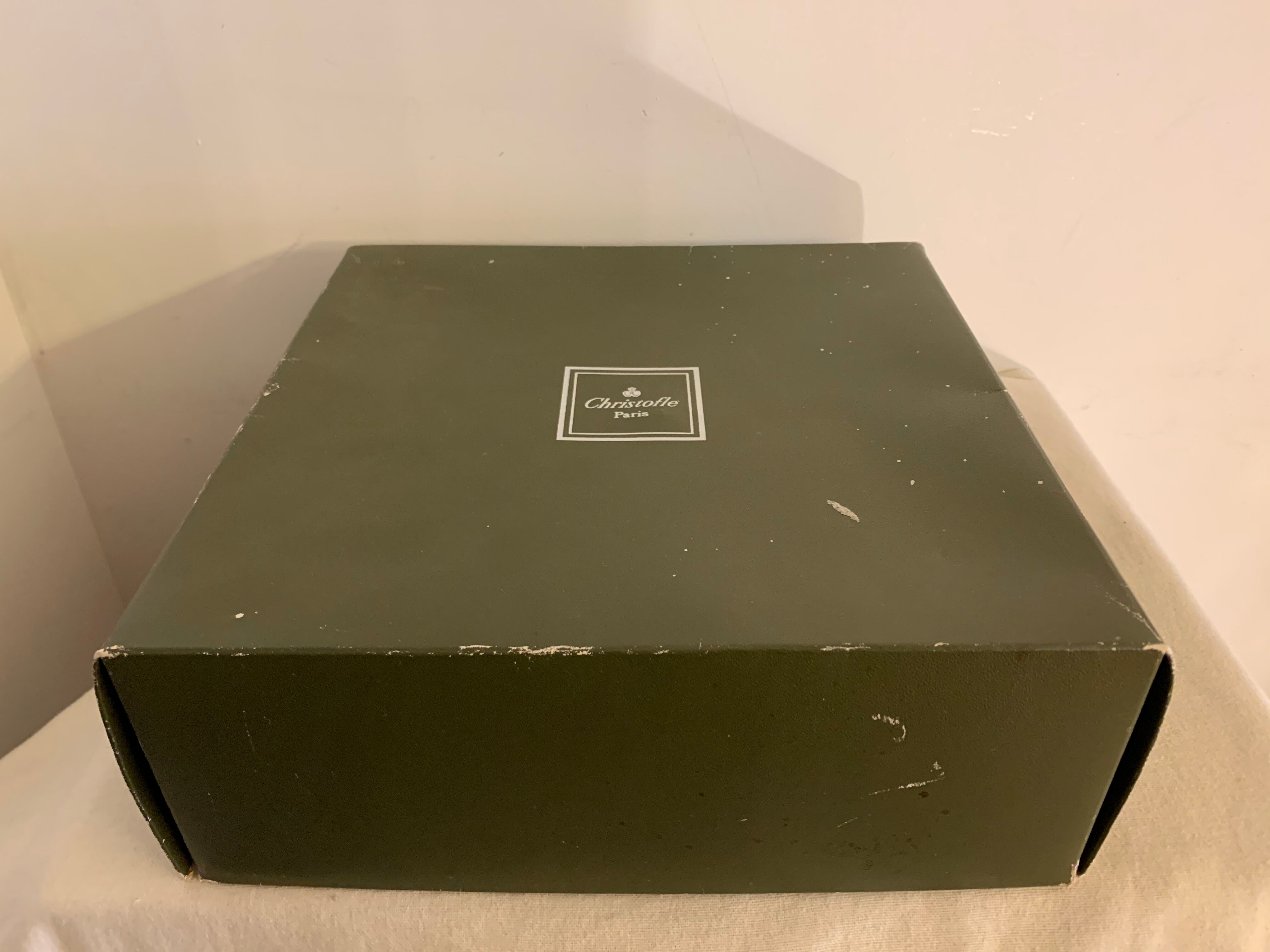 Christofle silver metal caviar service