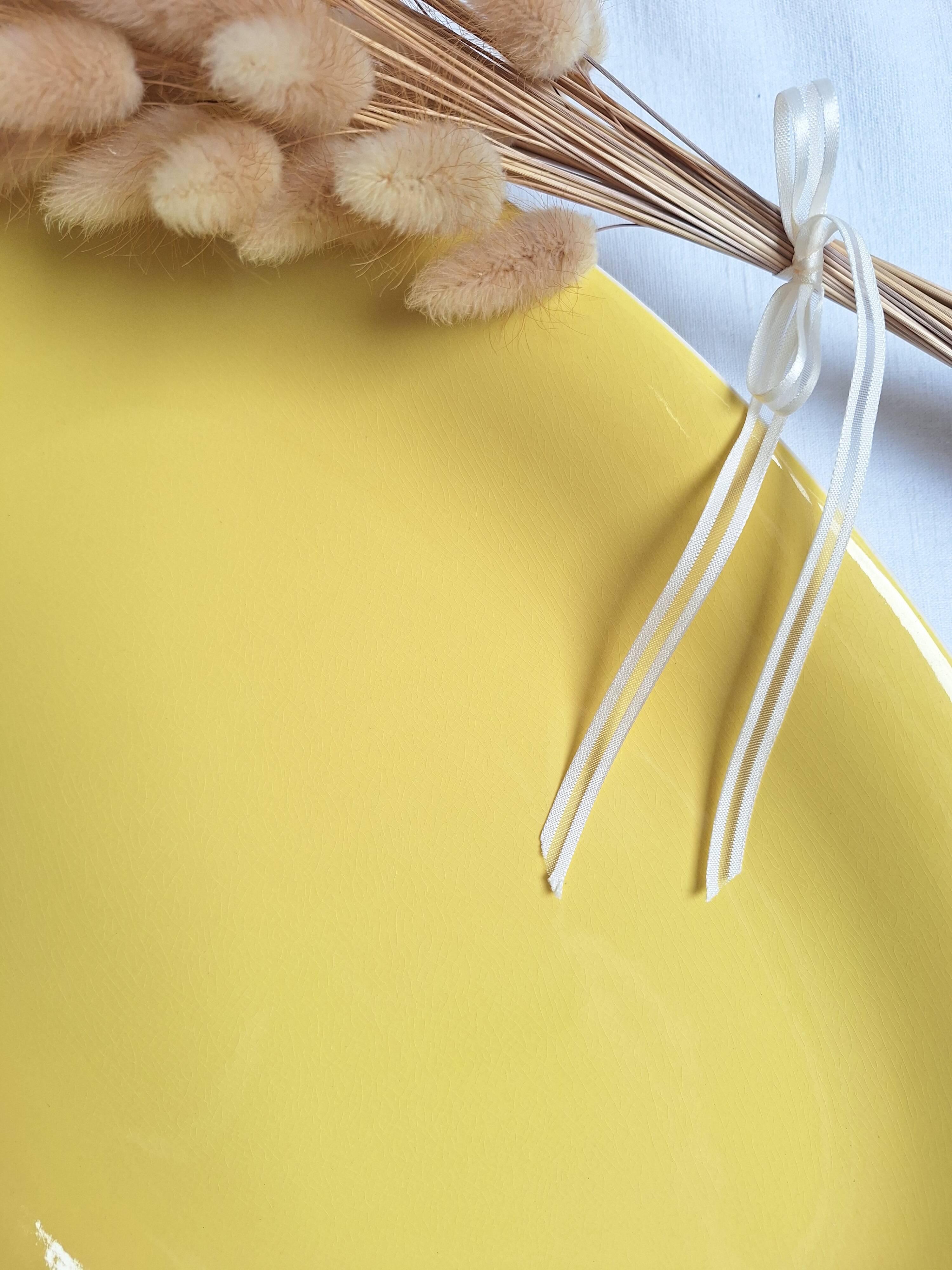 Oval plate Villeroy & Boch yellow