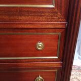 Maurice HIRSH for Maison Jansen Louis XVI style mahogany secretary