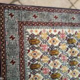 Ancient oriental carpet handmade 135 x 81cm