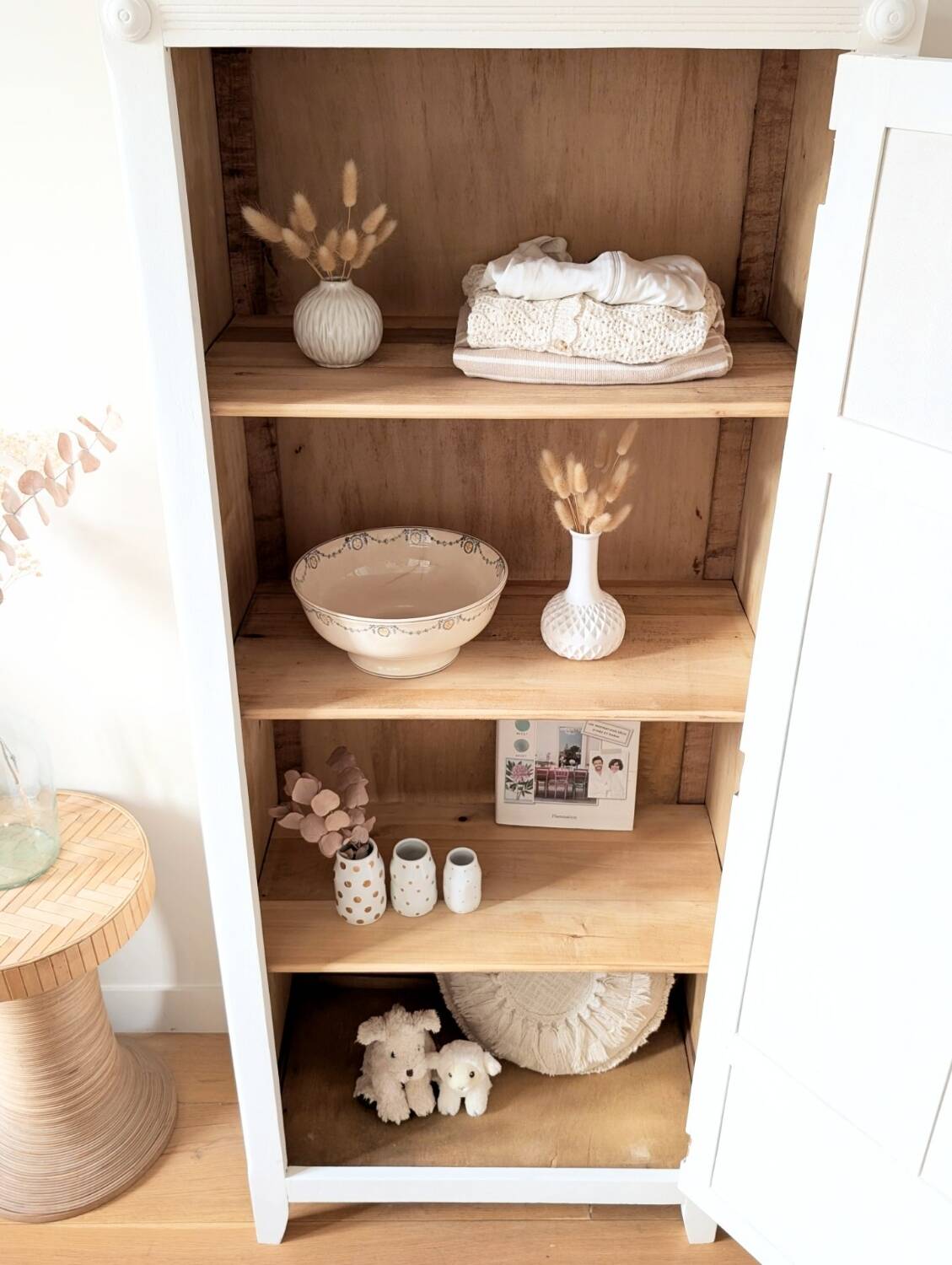 Renovated vintage Parisian bonnet wardrobe