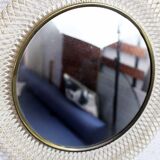 Round metal mirror 1950