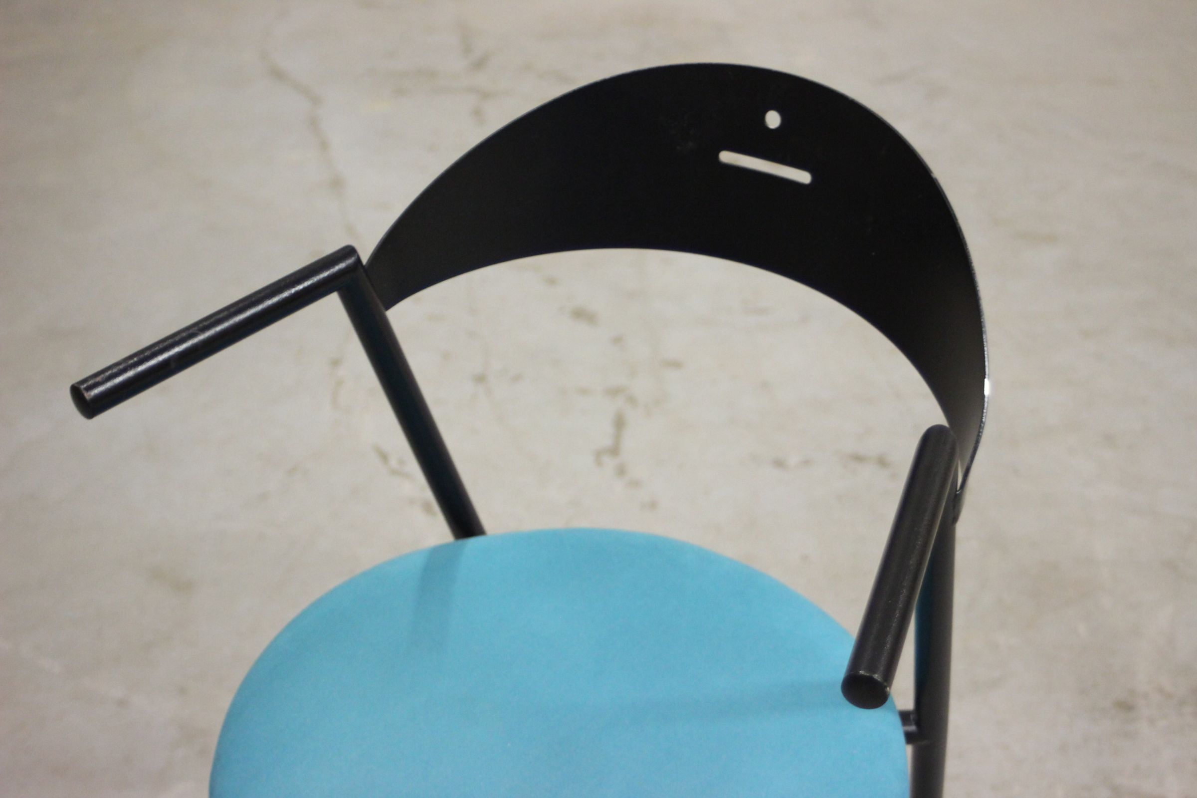 Fly Line Postmodern Office Chair, Italy, 1980s