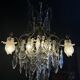 19th Century Cage Chandelier in Crystal and Gilded Bronze (Good Quality)