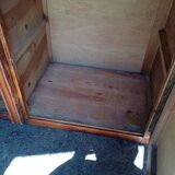 Natural pitch pine wood sideboard ep 1940