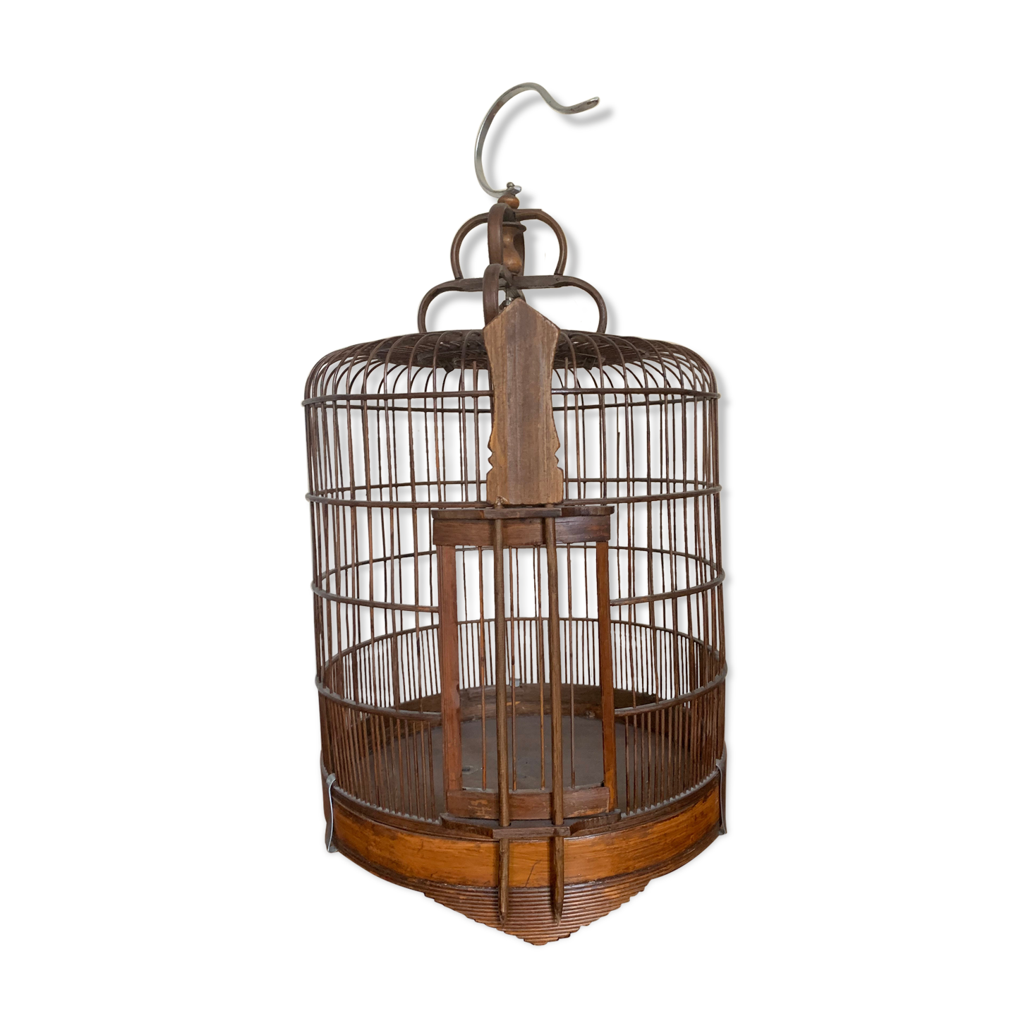 Old bird cage exotic wood