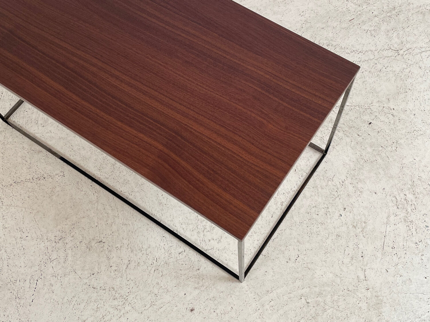 Contemporary teak side table or end table