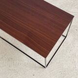 Contemporary teak side table or end table