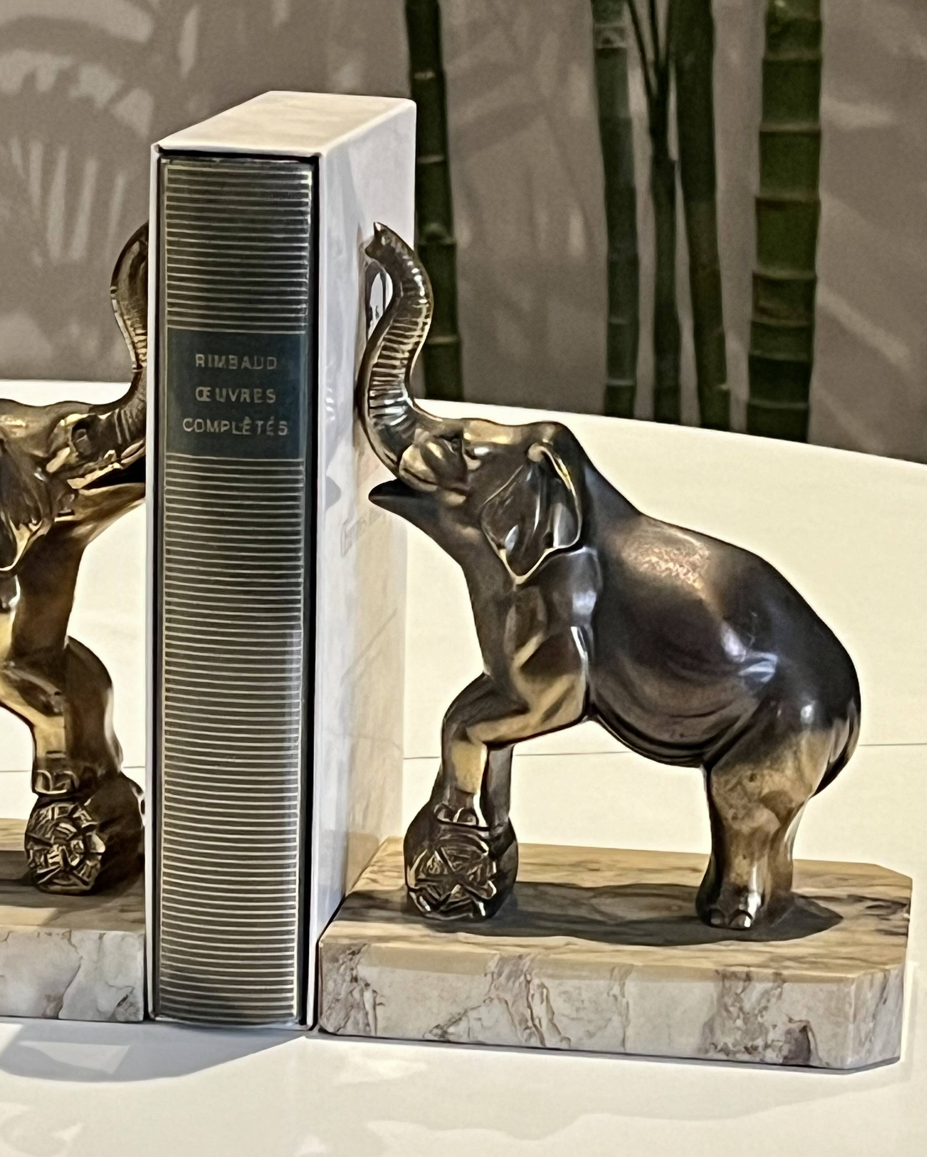 Elephant bookends - Art Deco - Very good condition