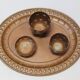 1910's Art Deco copper drinks set