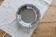 Vintage silver-plated metal salad bowl or large dish by Guy Degrenne.