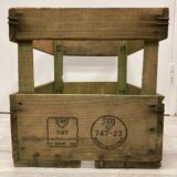 Vintage perrier crate