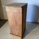 Bedside table or small storage unit in natural wood – country style