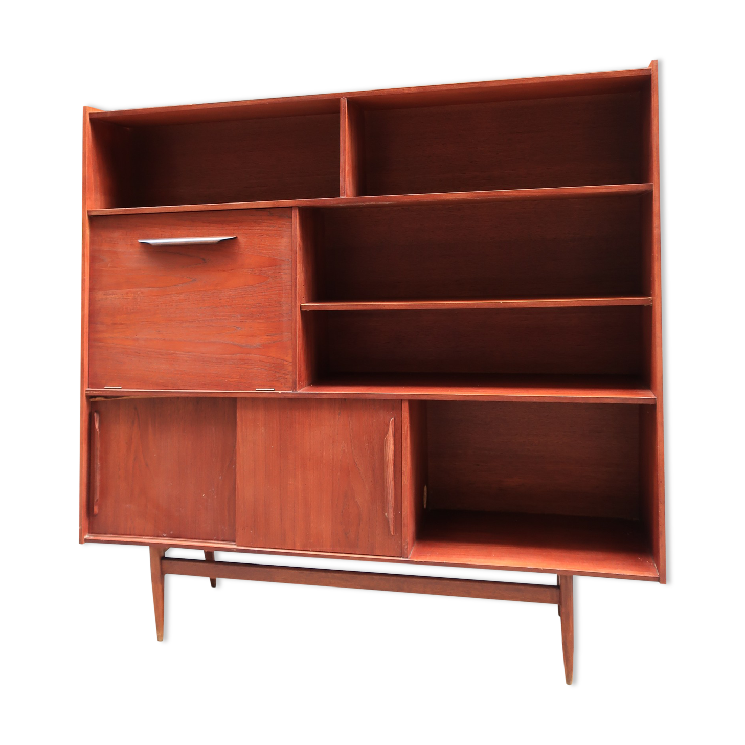 1960s teak bookcase 70
