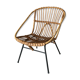 Fauteuil rotin vintage
