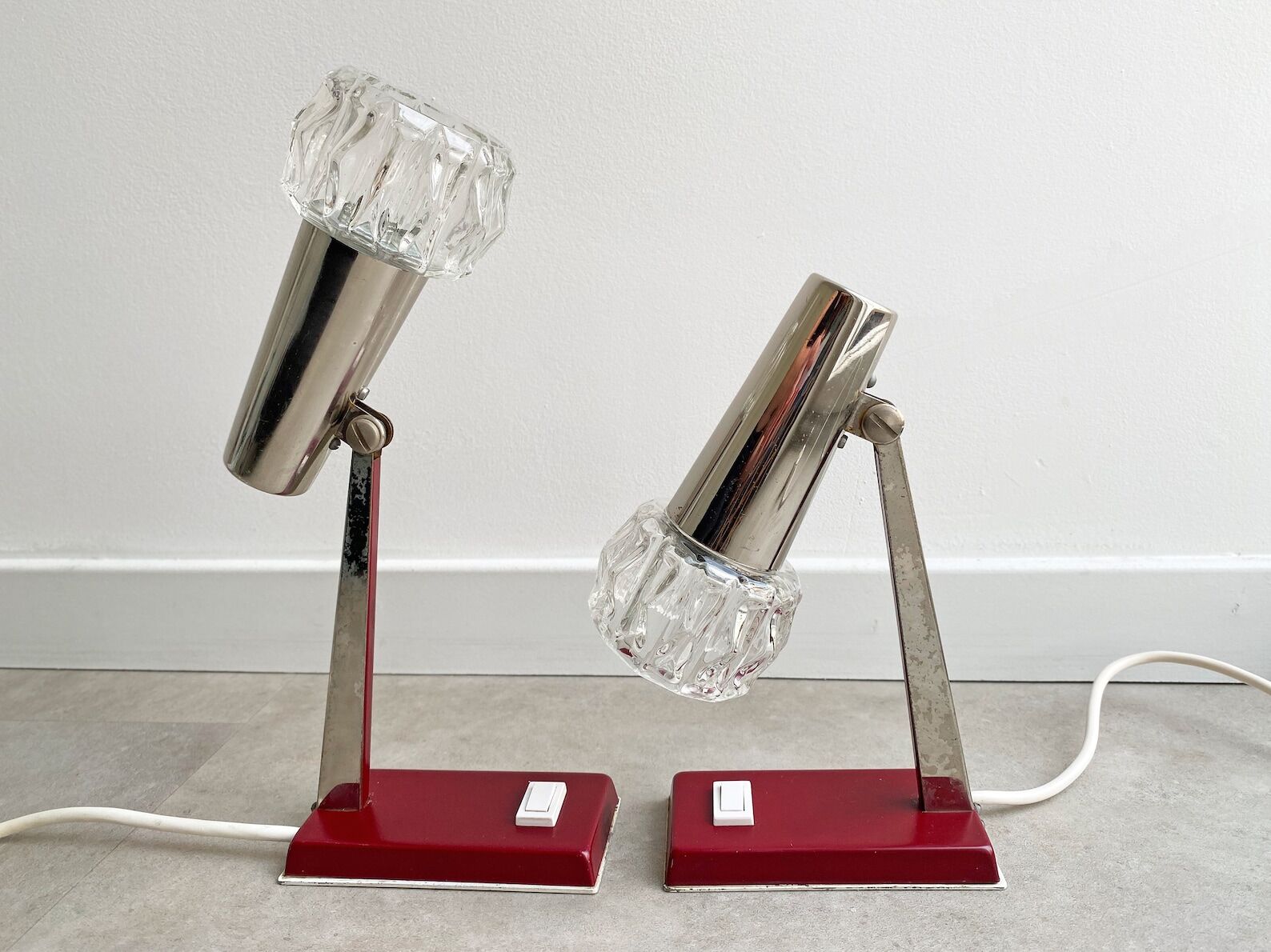 Paire de lamps de tables vintage