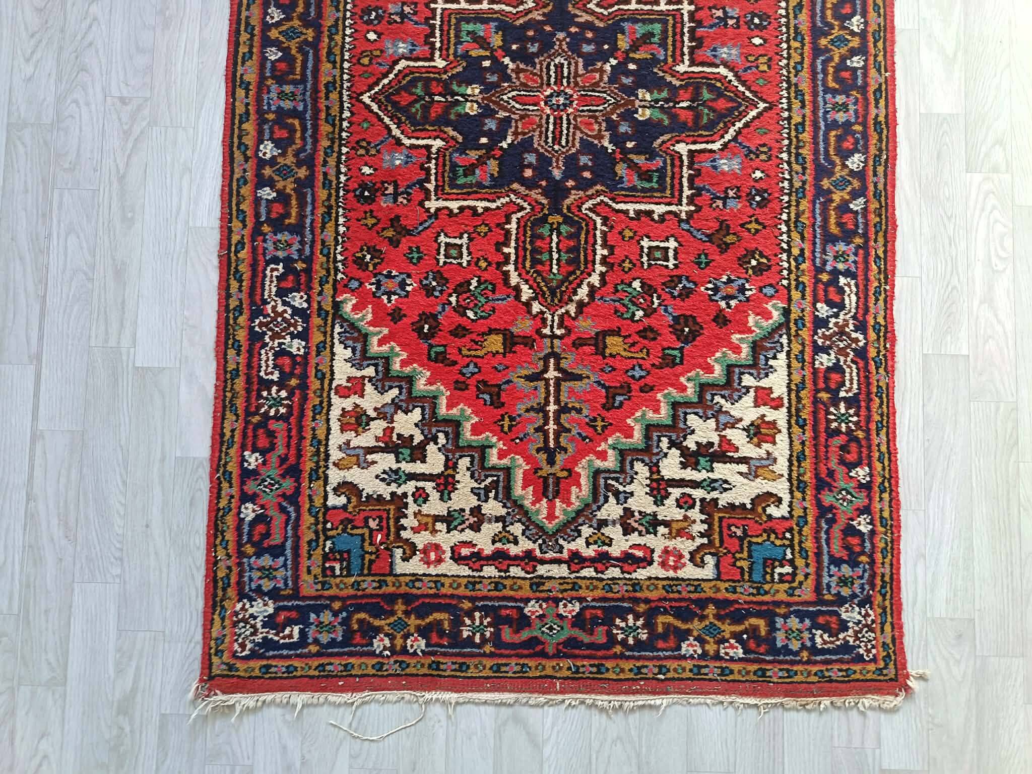 Handmade Heriz Persian carpet