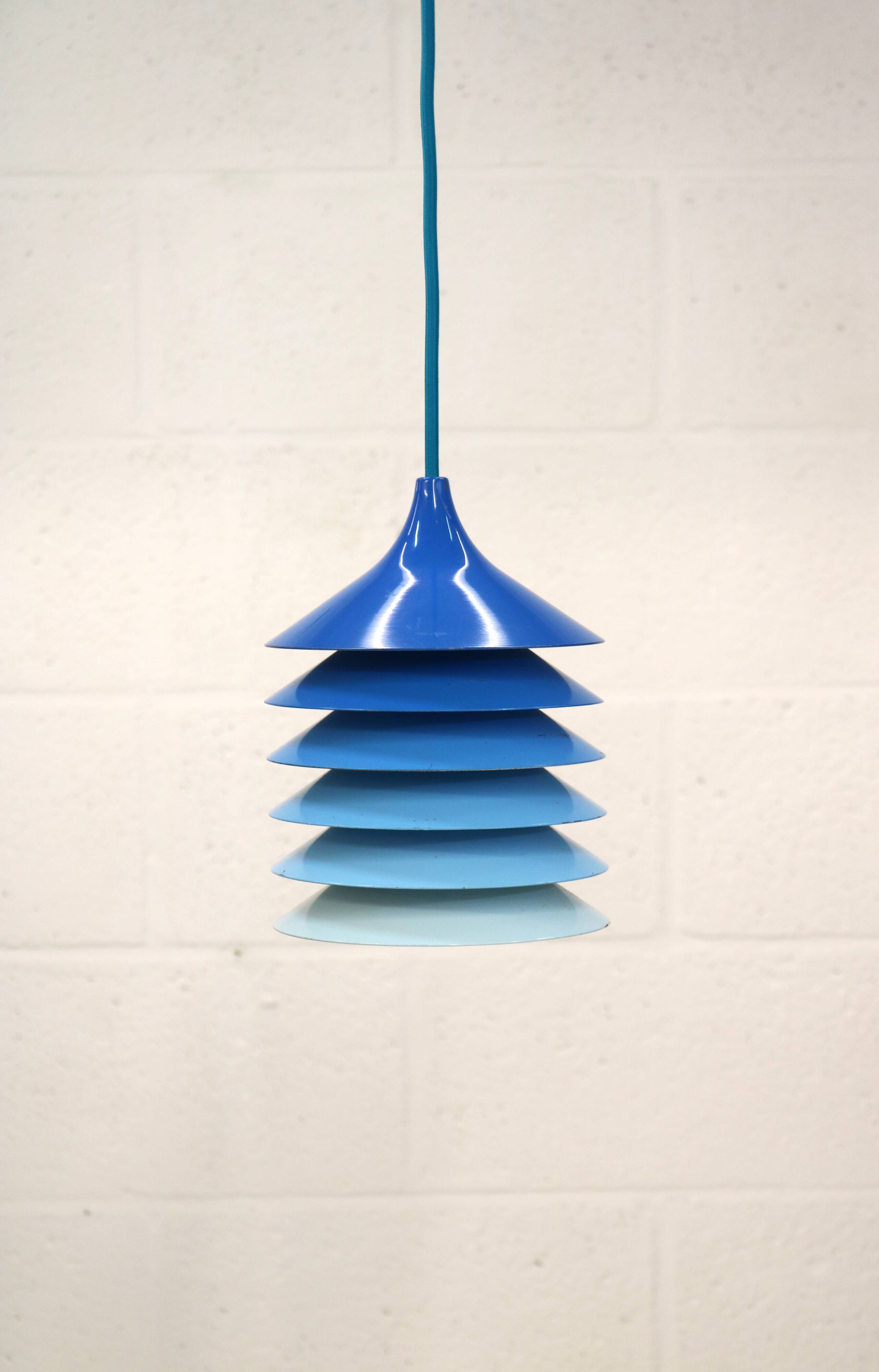 Vintage IKEA original blue lamp - Duett T202 - Bent Gantzel Boysen design