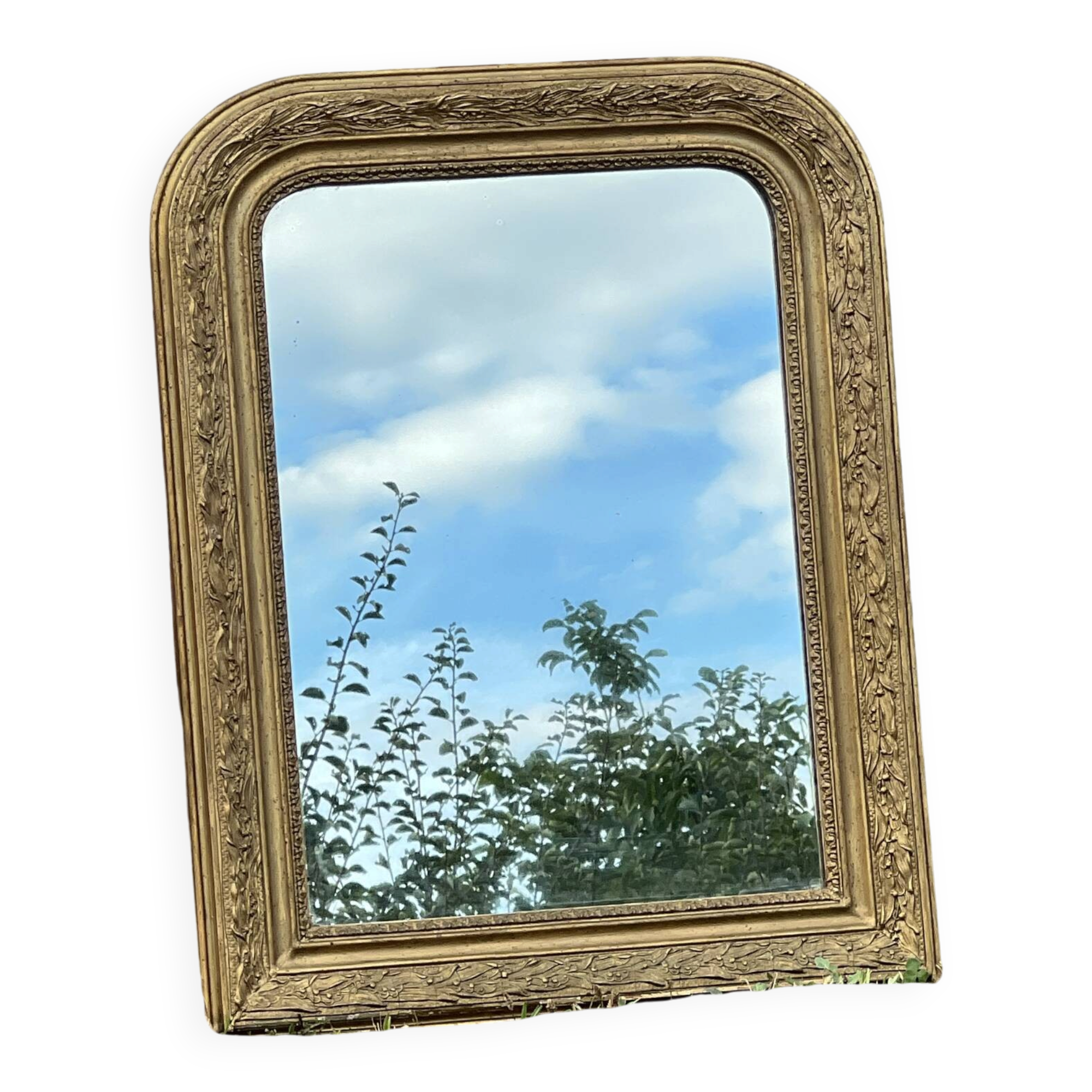 Louis Philippe mirror with a gold frame 69x54cm