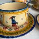 For collectors of cups and saucers from Quimper / Henriot pottery.