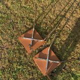 Pair of Skaï stools