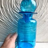 Glass carafe with a ball stopper from the 1970s.