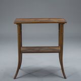 French Art Nouveau Marquetry Table by Emile Galle, 1900s