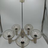 5-light chrome chandelier