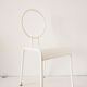 Vintage white metal children's chair