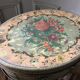Sewing box, lithographed sheet metal box