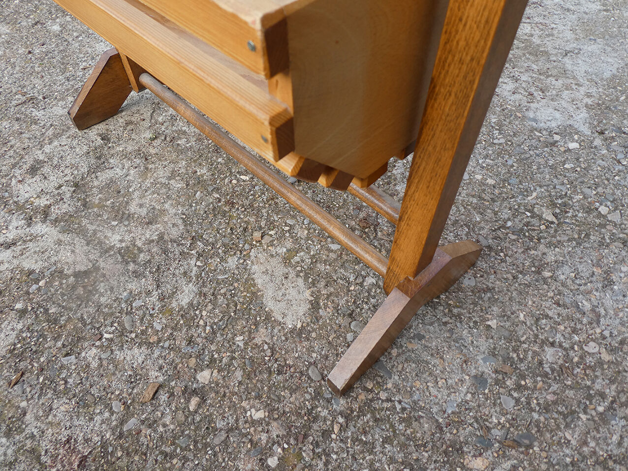 Vintage rocking doll bed cradle