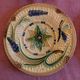 Set of 10 late 19th century dessert plates in barbotine, Wasmuel