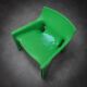 Pair of Vicario armchairs by Vico Magistretti for Artemide, Italy, 1970s.