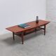 Large coffee table with magazine rack by O.M.F., 1960s