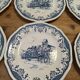 Set of 8 plates in Gien special edition