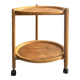 Folding wooden dessert table