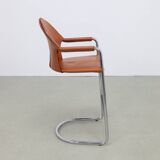 4x Barstool Leather & Chrome