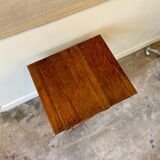 Folding side table in solid wood
