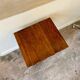 Folding side table in solid wood