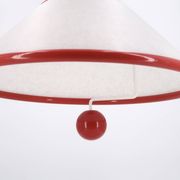 Red and white up and down suspension, 80s
