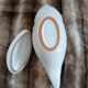 12 flat plates in earthenware/fish