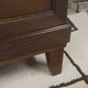 Vintage two-body display cabinet in oak from the 1950s.