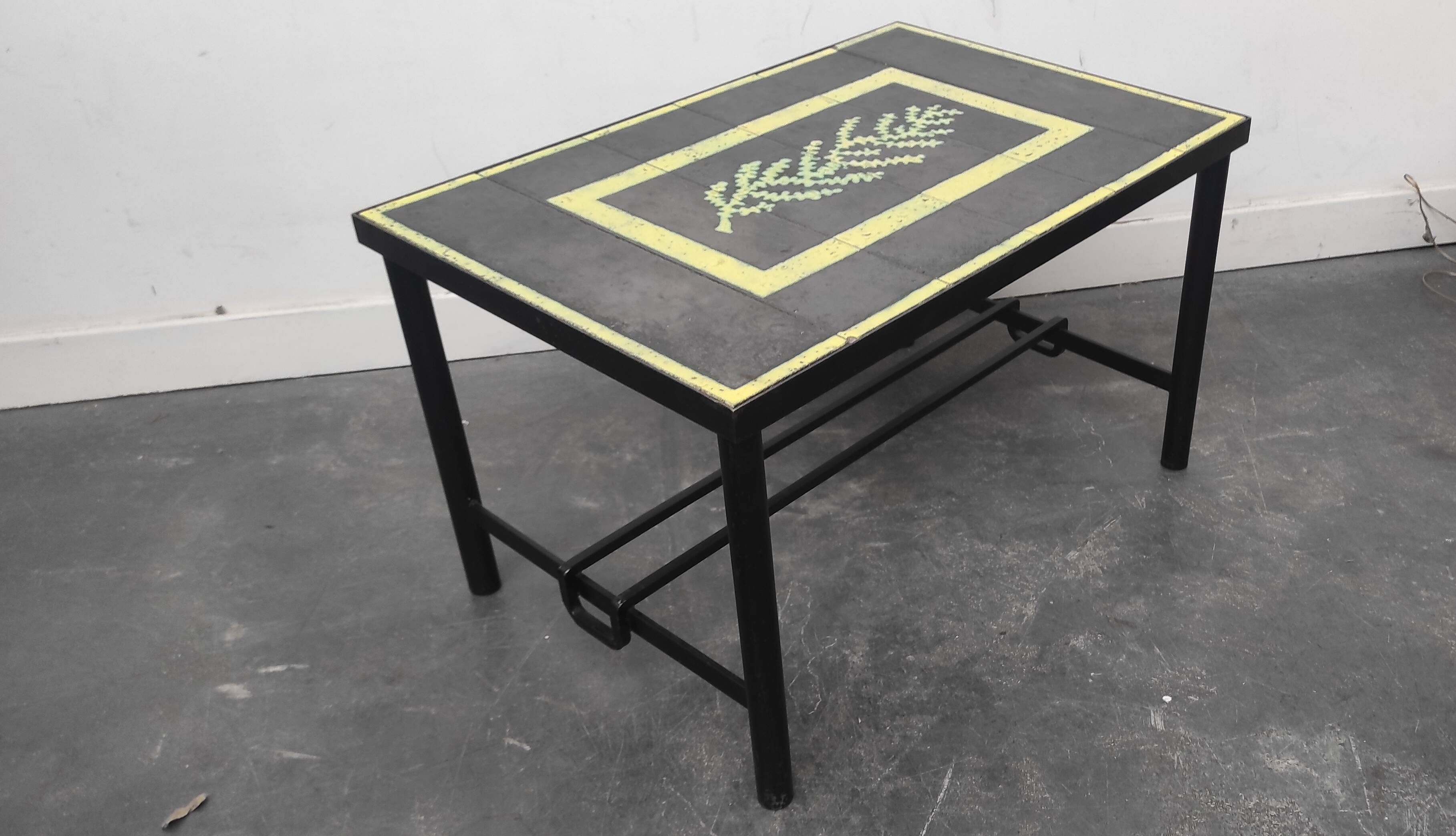 Adnet 1950s Coffee Table