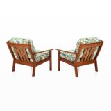 Pair of lounge chairs by Juul Kristensen for Glostrup Møbelfabrik, Denmark 1960s