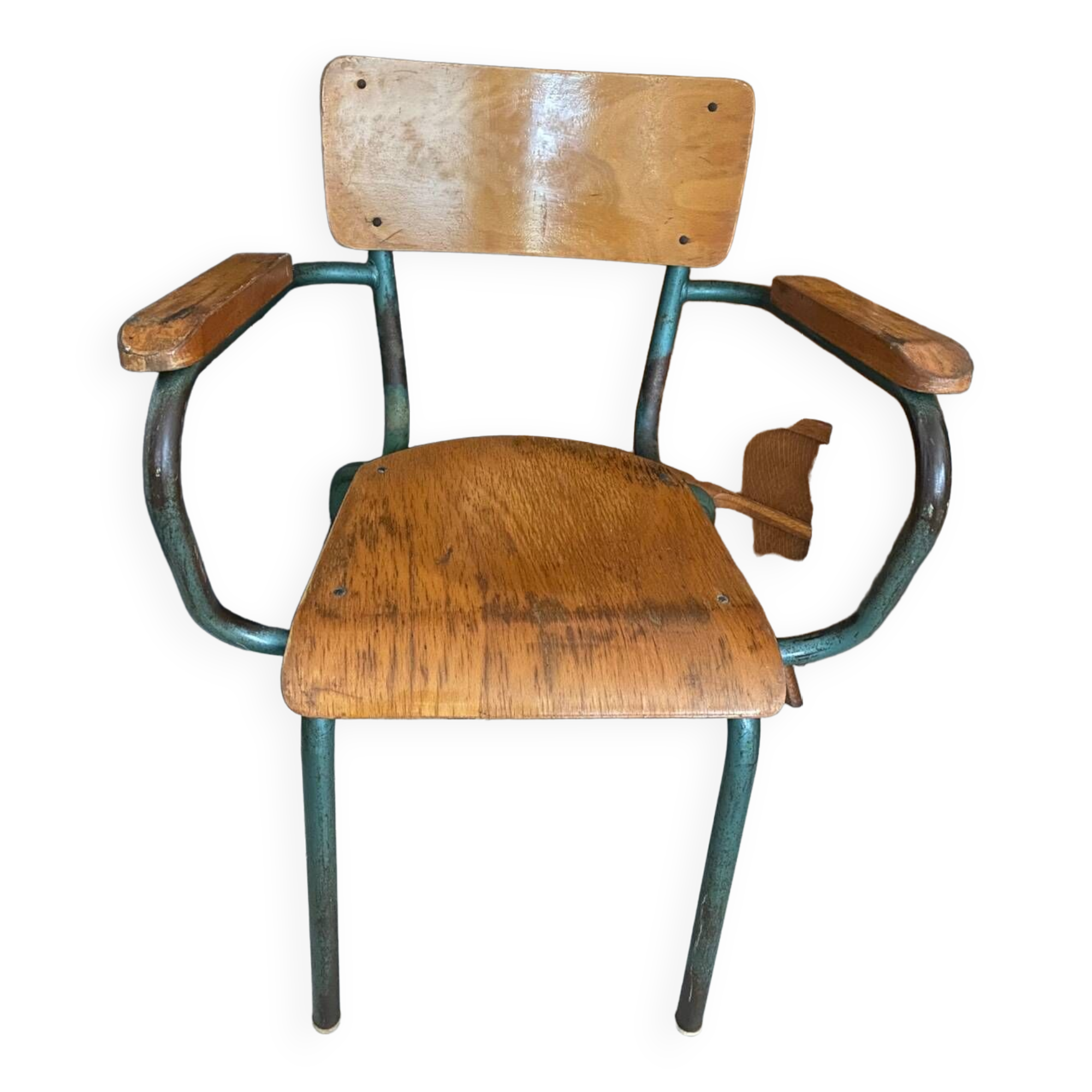 Vintage schoolmaster armchair