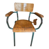 Vintage schoolmaster armchair
