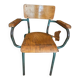 Vintage schoolmaster armchair