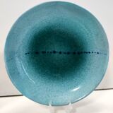 Set of Four Turquoise Earthenware Vide-Poche / Decorative Plates by Albisola