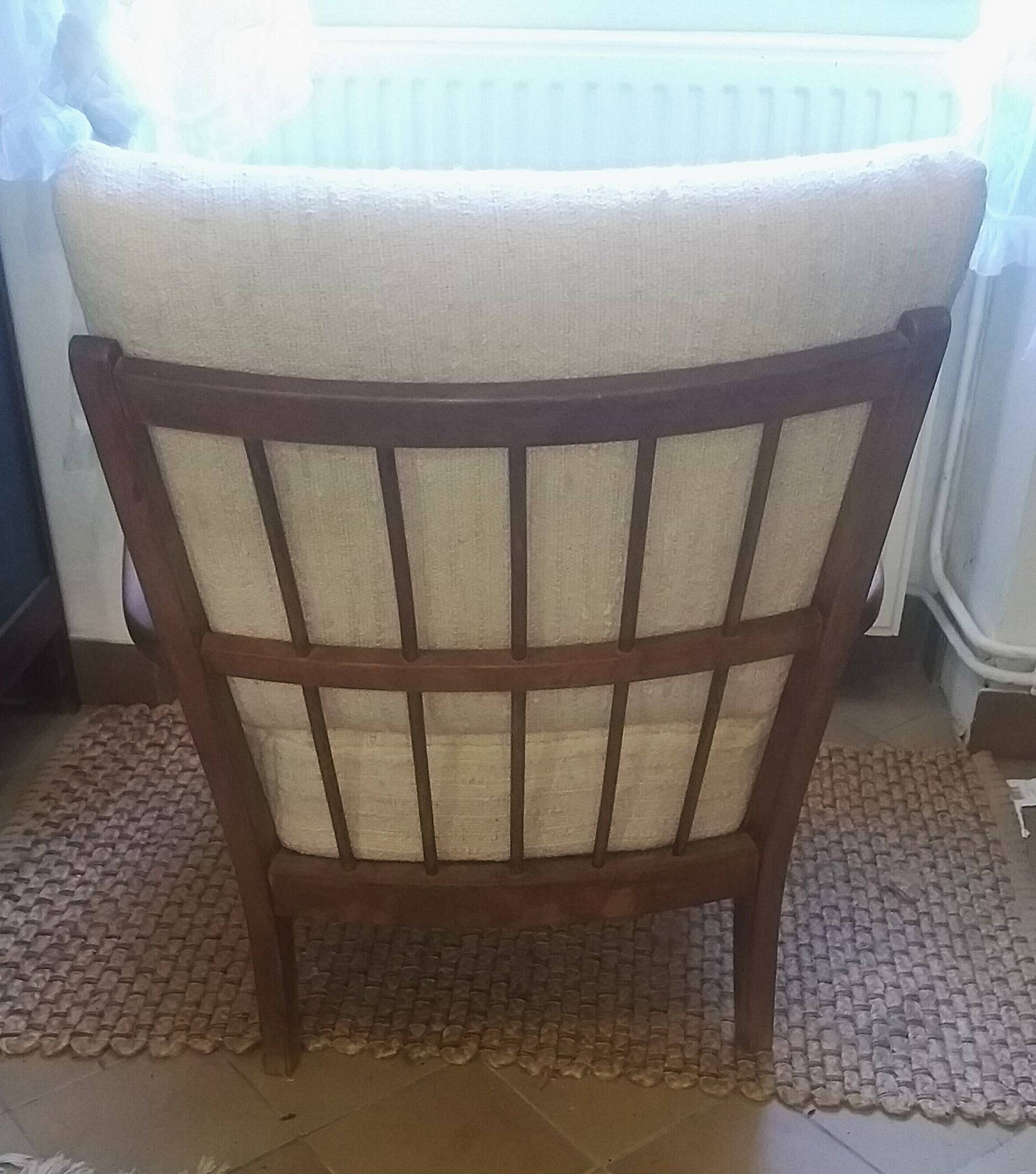 Large Scandinavian armchair